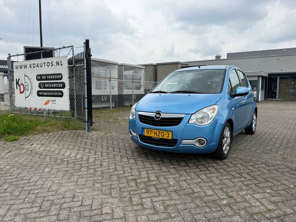 Opel Agila 1.2 16V 2009 Blauw