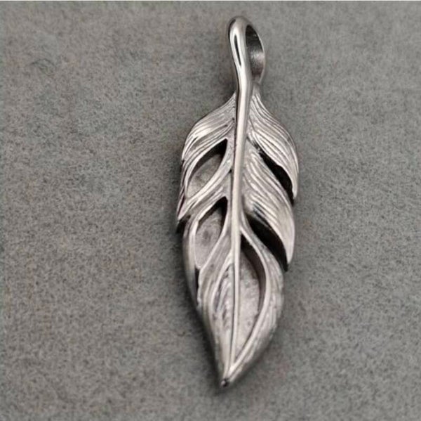 stainless steel feather