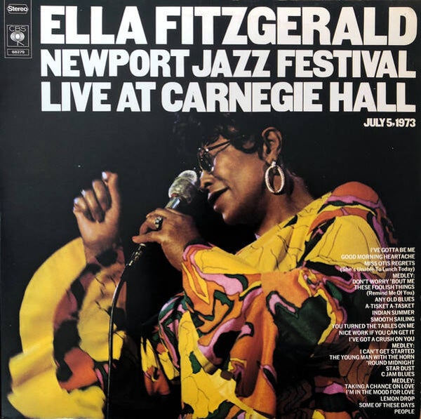 LP | Ella Fitzgerald – Newport Jazz Festival Live At Carnegie Hall (July 5, 1973)