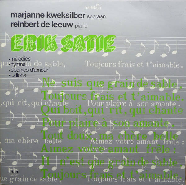 LP | Erik Satie – Mélodies, Hymne, Poèmes D'Amour, Ludions