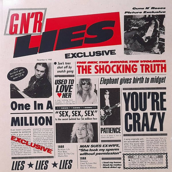 CD | Guns N' Roses – G N' R Lies