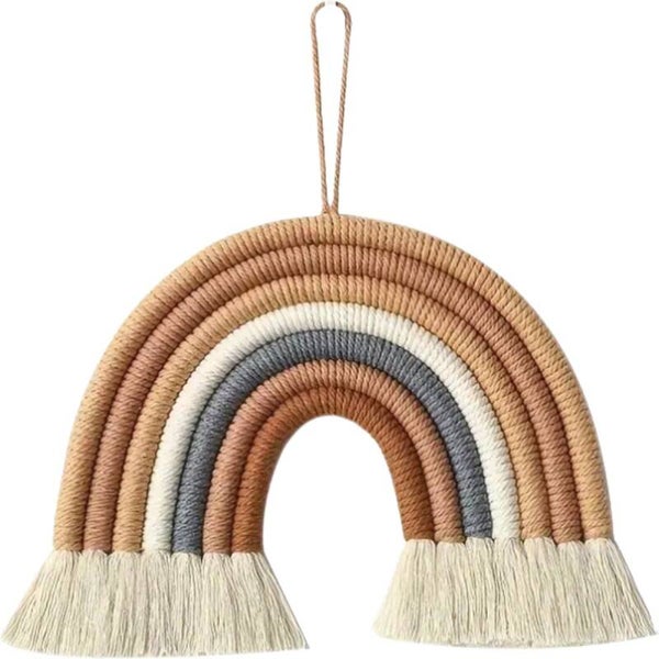 Regenboog Wandhanger - Macrame - Wanddecoratie Kinderkamer