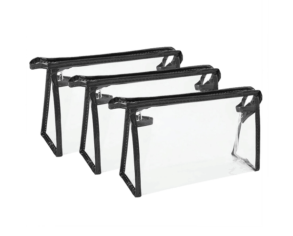 3 Stuks - Transparante Toilettas Reizen - Make-up tas