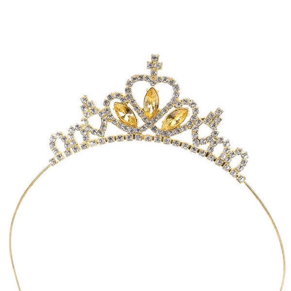 2 Stuks - Tiara Prinses - Goudkleurig - vanaf 4 jaar