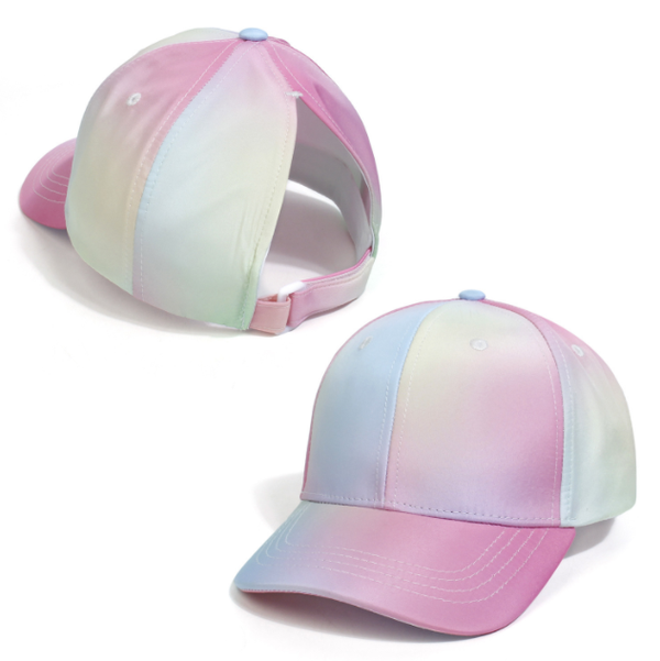Meisjes Pet Regenboog Kleuren - Maat 52-54 - Valt Groot