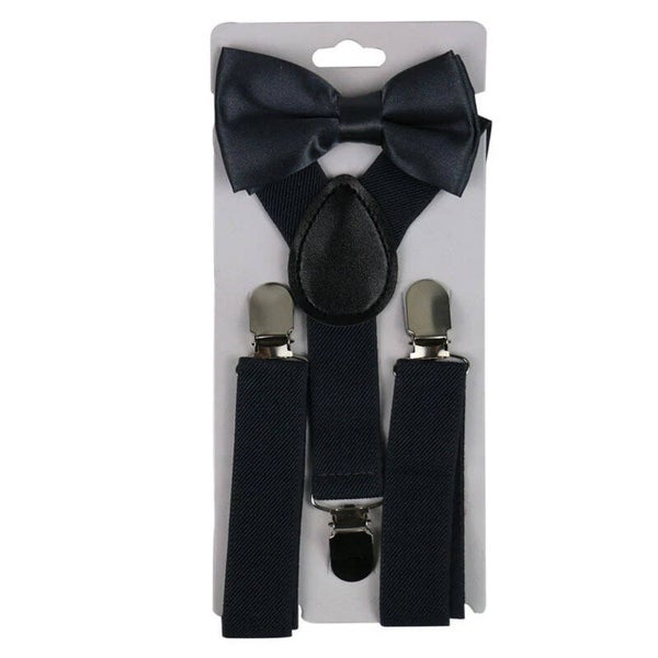 Set kinderbretel en vlinderstrik (1 t/m 5 jaar) zwart