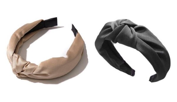 2 Stuks - Dames Diadeem Haarbanden Beige Zwart