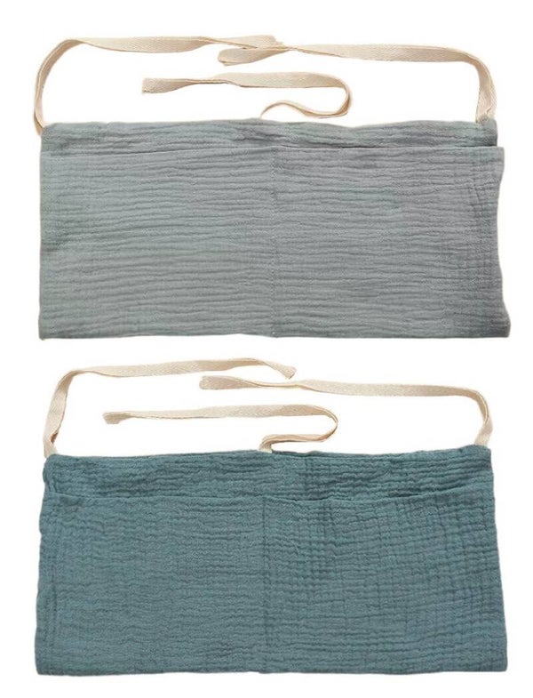 2 stuks - Baby Boxzak Organiser- Blauwe mix - 20x39 cm