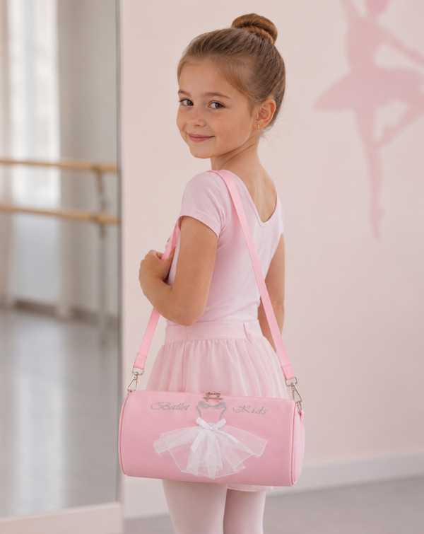 Ballettas Kind Meisje - Schoudertas - Sporttas - Gymtas - Schooltas - Weekendtas