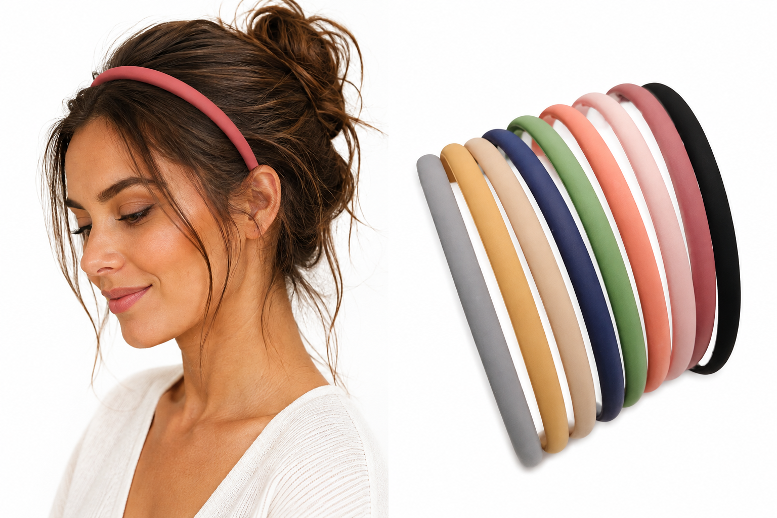 9 Stuks - Dunne Dames Haarbanden - Diadeems - Multi kleuren