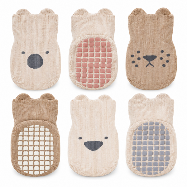 3 Paar Antislip sokken - Hond Koala - 2-4 jaar