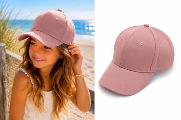 Meisjes Pet Oud Roze – Verstelbare Baseball Cap – 5-10 Jaar