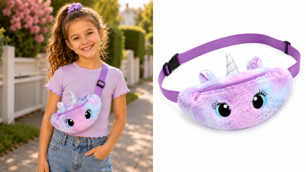 Unicorn Heuptasje Meisje Kind (Leeftijd: Vanaf 6 jaar) - Paars - Fanny Pack