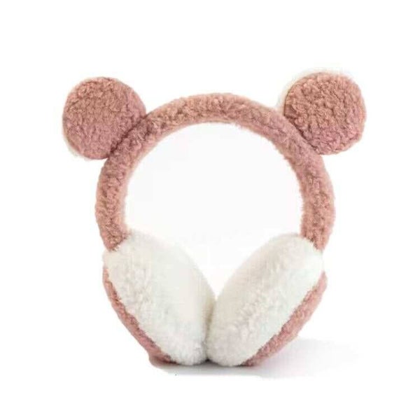 Meisjes Oorwarmer Teddy Beer - Roze - Kind 6 t/m 12 jaar