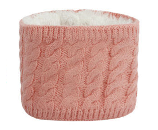 Baby Colsjaal met Fleece 0-1 jaar Roze