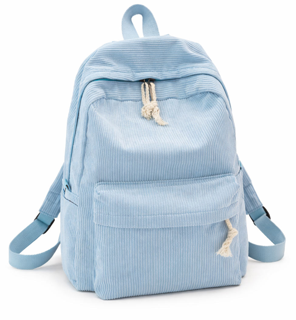 Rugzak van Corduroy – Blauw (40x28x12 cm)