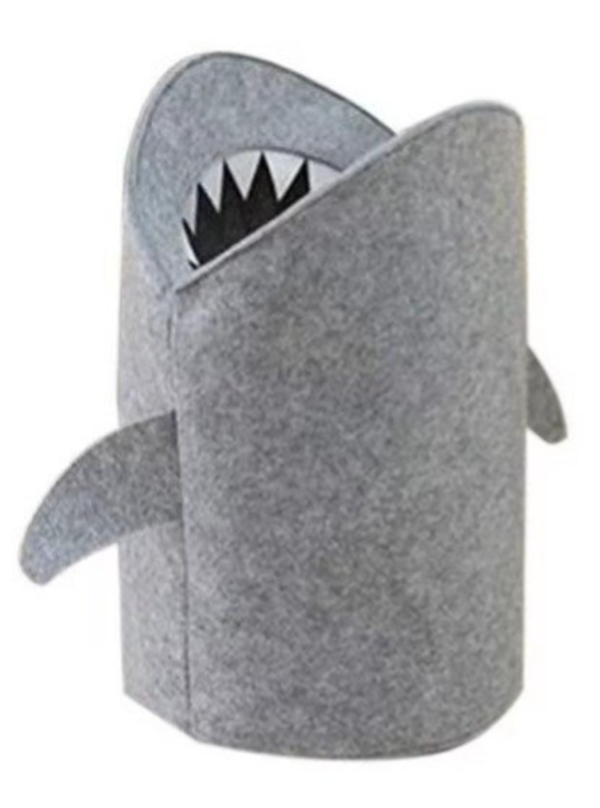 Wasmand Kinderkamer - Haai - Opbergmand - Speelgoedmand