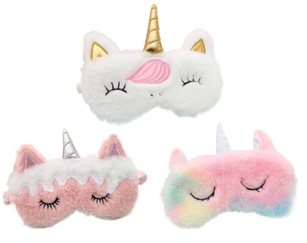 3 Stuks - Slaapmaskers kind - Unicorn Mix