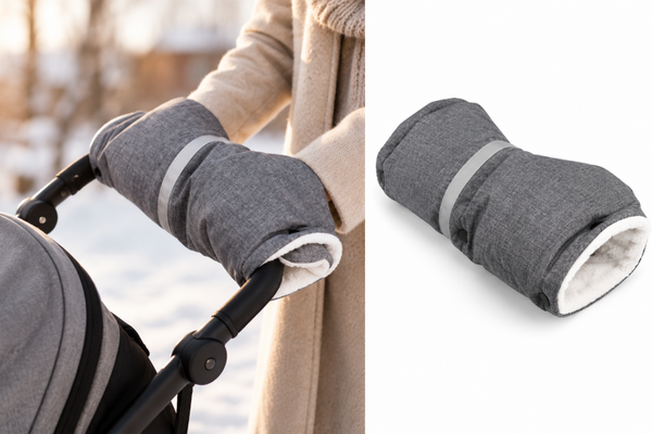 Universele Kinderwagen Handschoenen - Handwarmer - Grijs