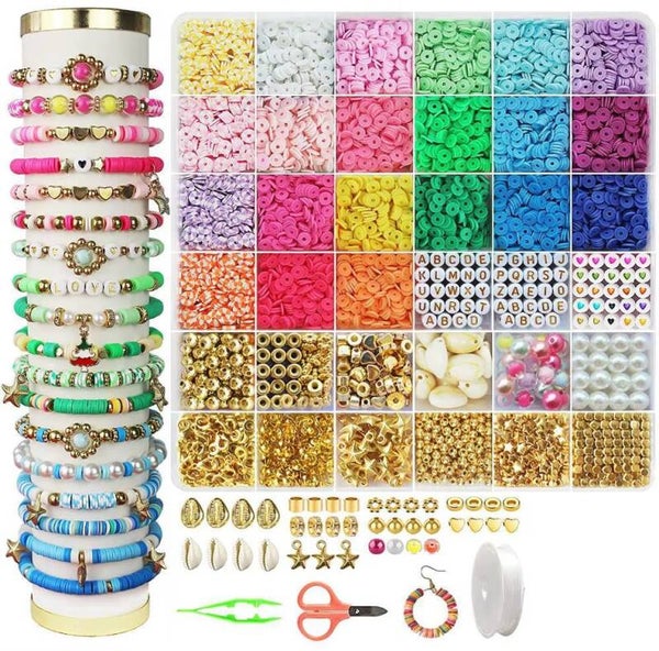 Sieraden Maken Set – 6200 Kralen in 24 Kleuren - Complete DIY Armband & Ketting