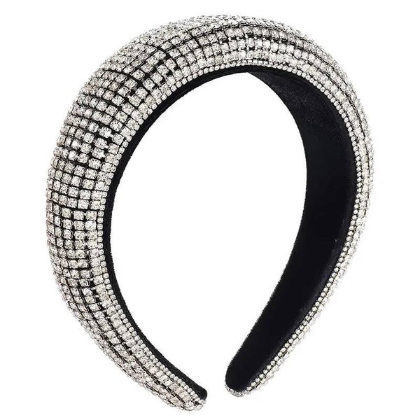 Glitter Haarbanden Diadeems Strass Steentjes - Zilver - Party Haarband