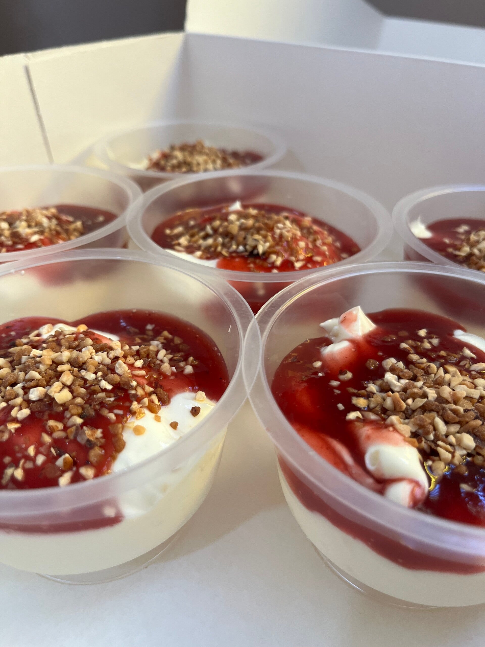 Dessert : Panna cotta fraise