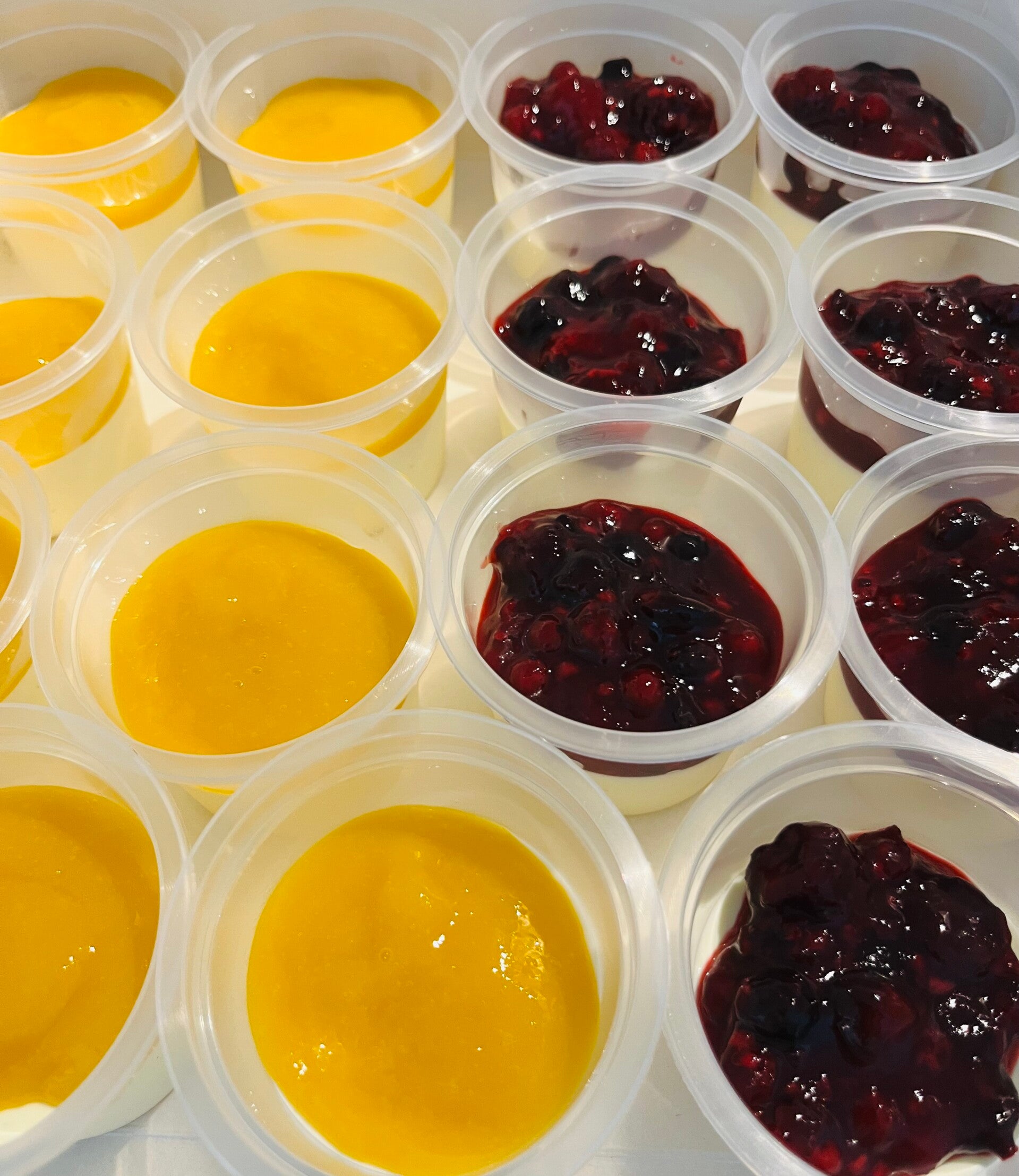 Dessert : Panna cotta mangue au rhum