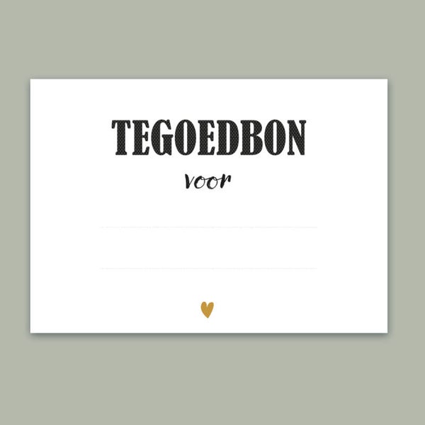Tegoedbon voor geliefde