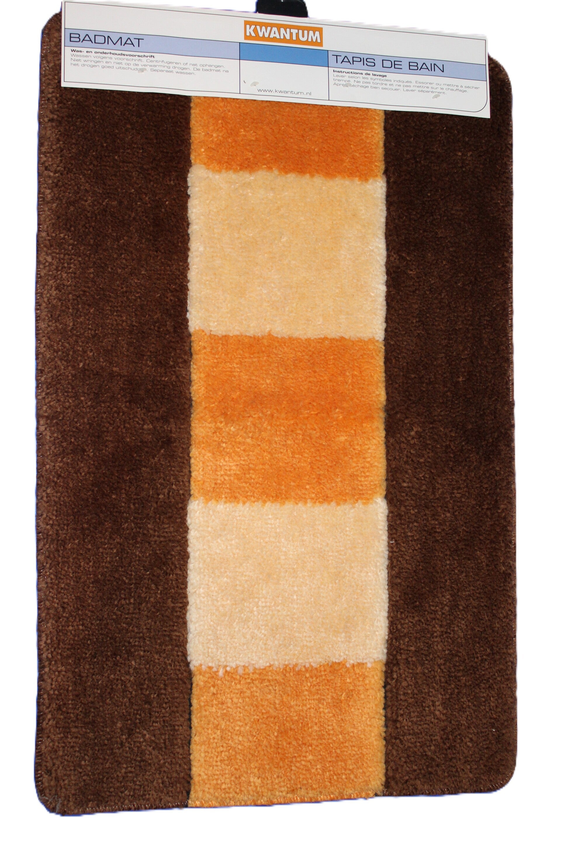 Slaapkamer/ badkamer mat oker-bruin
