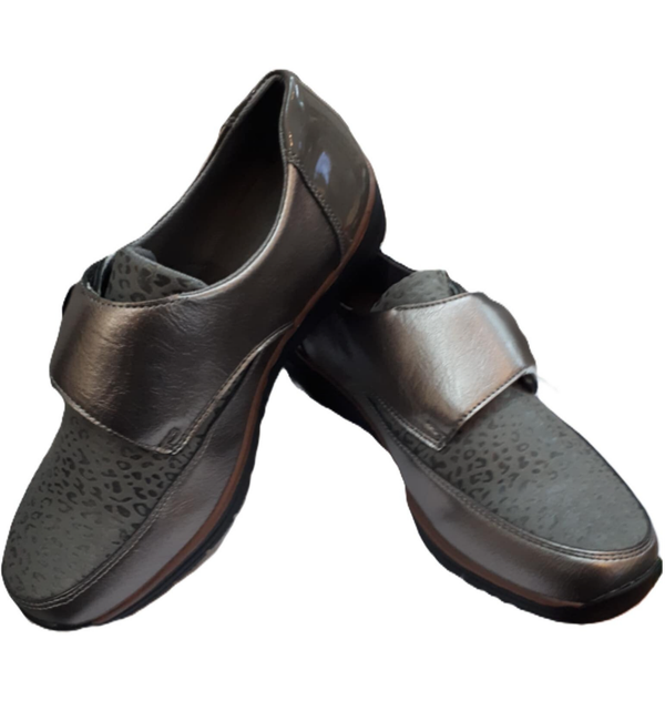 Topway comfort schoenen met velcro GREY ref. B0025620 / 0214 225