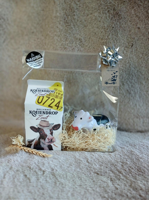 Koepakketje met zoute drop
