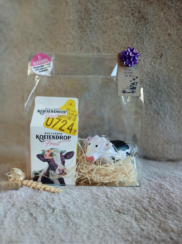 Koepakketje met fruit drop