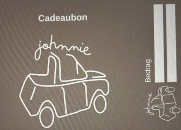 Johnnie Bébé cadeaubon