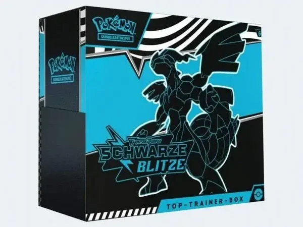 Pokémon Top-Trainer-Box Karmesin & Purpur – Schwarze Blitze