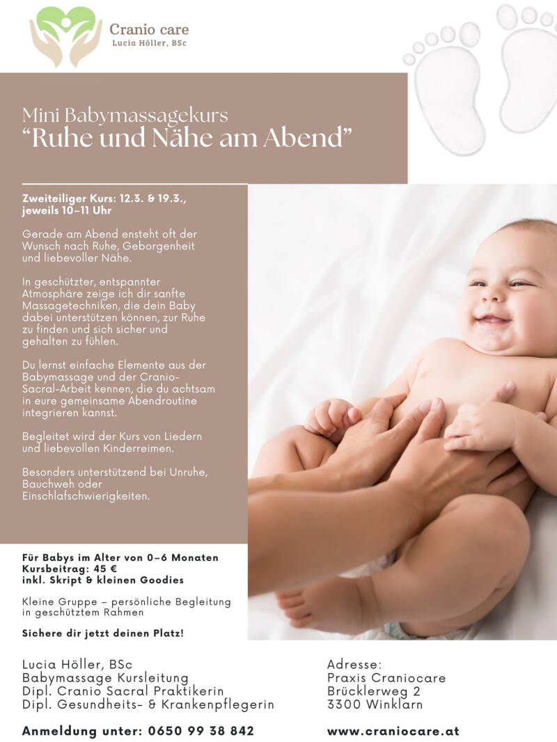 Babymassage Kurs Amstetten