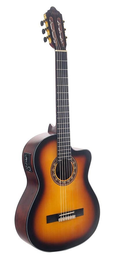 Valencia Series 300 VC304CEASB Klassieke gitaar met EQ en tuner