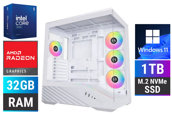 ❄️ PC Gamer Arctic Steel Legend