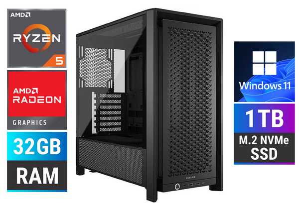 🎮 PC Gamer Black Quantum Core