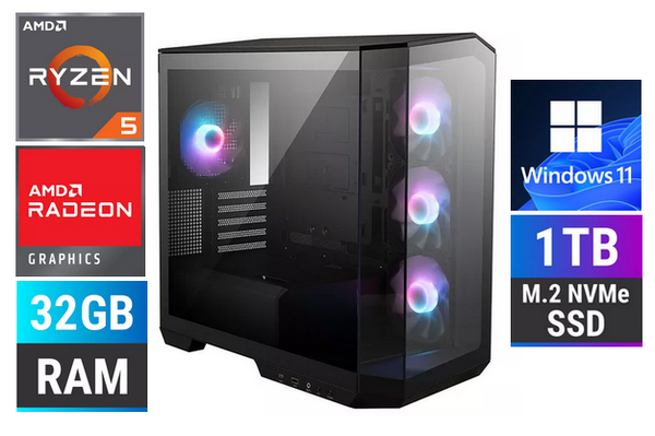 ⚡ PC Gamer BlackForge 7500F + Clavier Offert