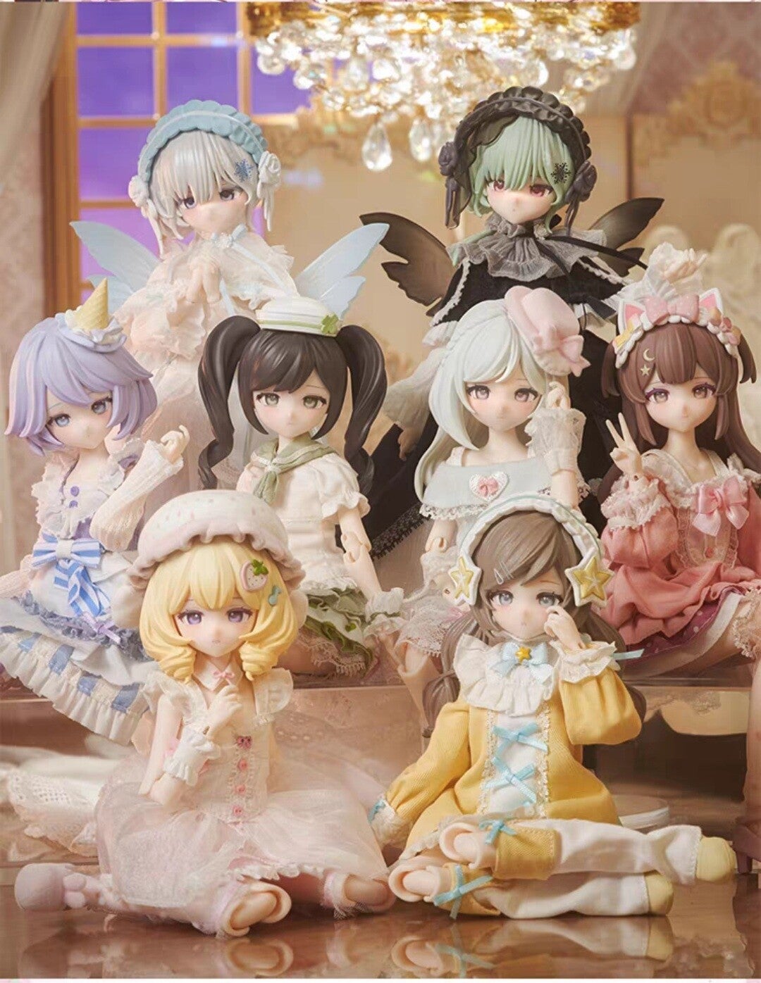 PINYUN - MIMIA Journal Dreamy Princess House BJD Blind Box (Abiti in Stoffa)