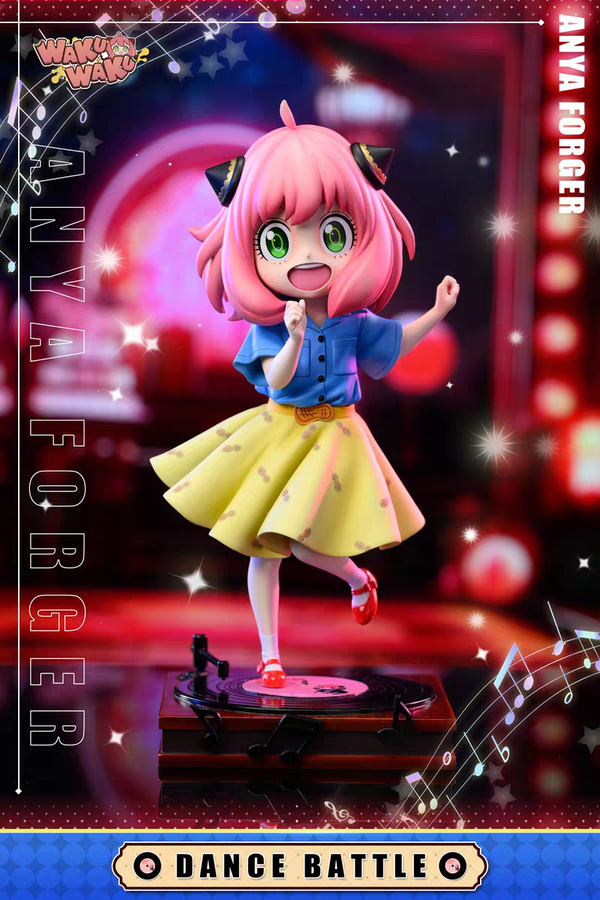 WakuWaku Studio - Spy x Family 016 Pink Girl with Gramophone Anya Forger