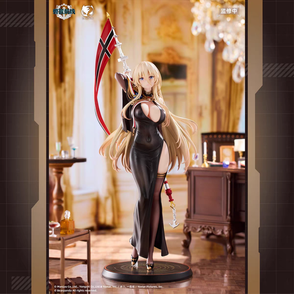 ​[Pre-Order] BearPanda - Bismarck (Black Dress Ver.) Statua in Scala - Azur Lane