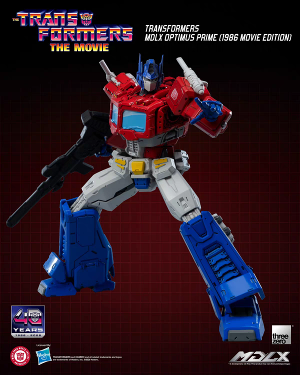 ​[Pre-Order] threezero - MDLX Optimus Prime (1986 Movie Edition) Action Figure (Transformers)