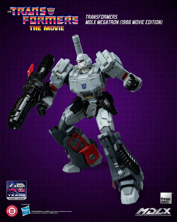 ​[Pre-Order] threezero - MDLX Megatron (1986 Movie Edition) Action Figure (Transformers)