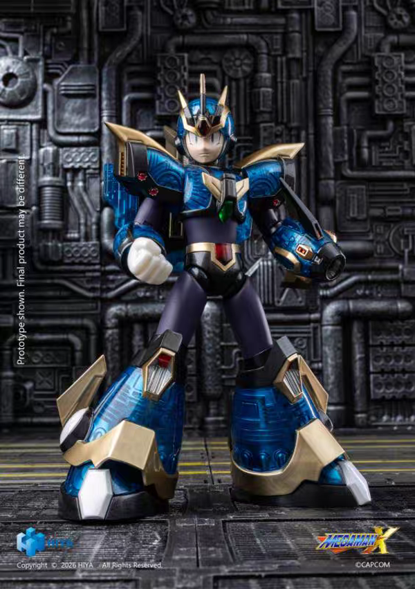 ​[Pre-Order] HIYA Toys - Mega Man X (Ultimate Armor / Clear Ver.) 1/12 Action Figure