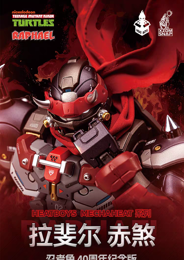Heat Boys - TMNT 40th Anniversary: Mecha Raphael "Crimson Fiend" Edition Die-Cast Action Figure