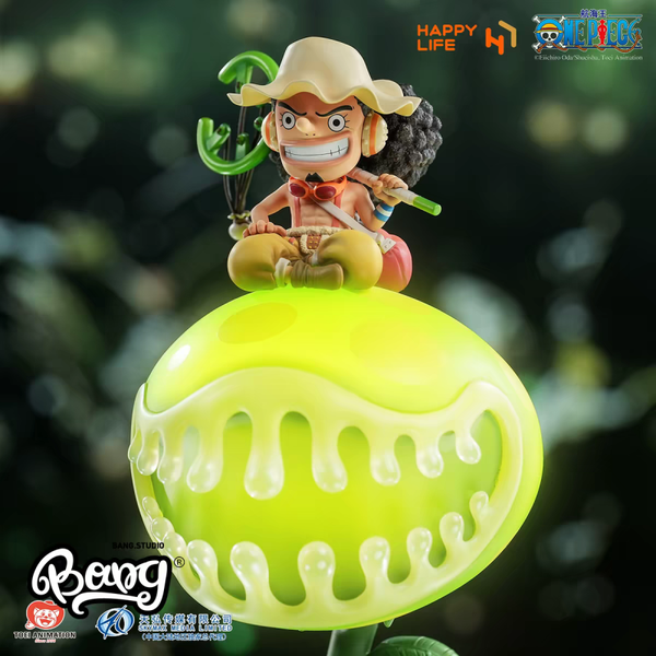 Happy Life - One Piece Official Usopp Chibi Figure & Night Light