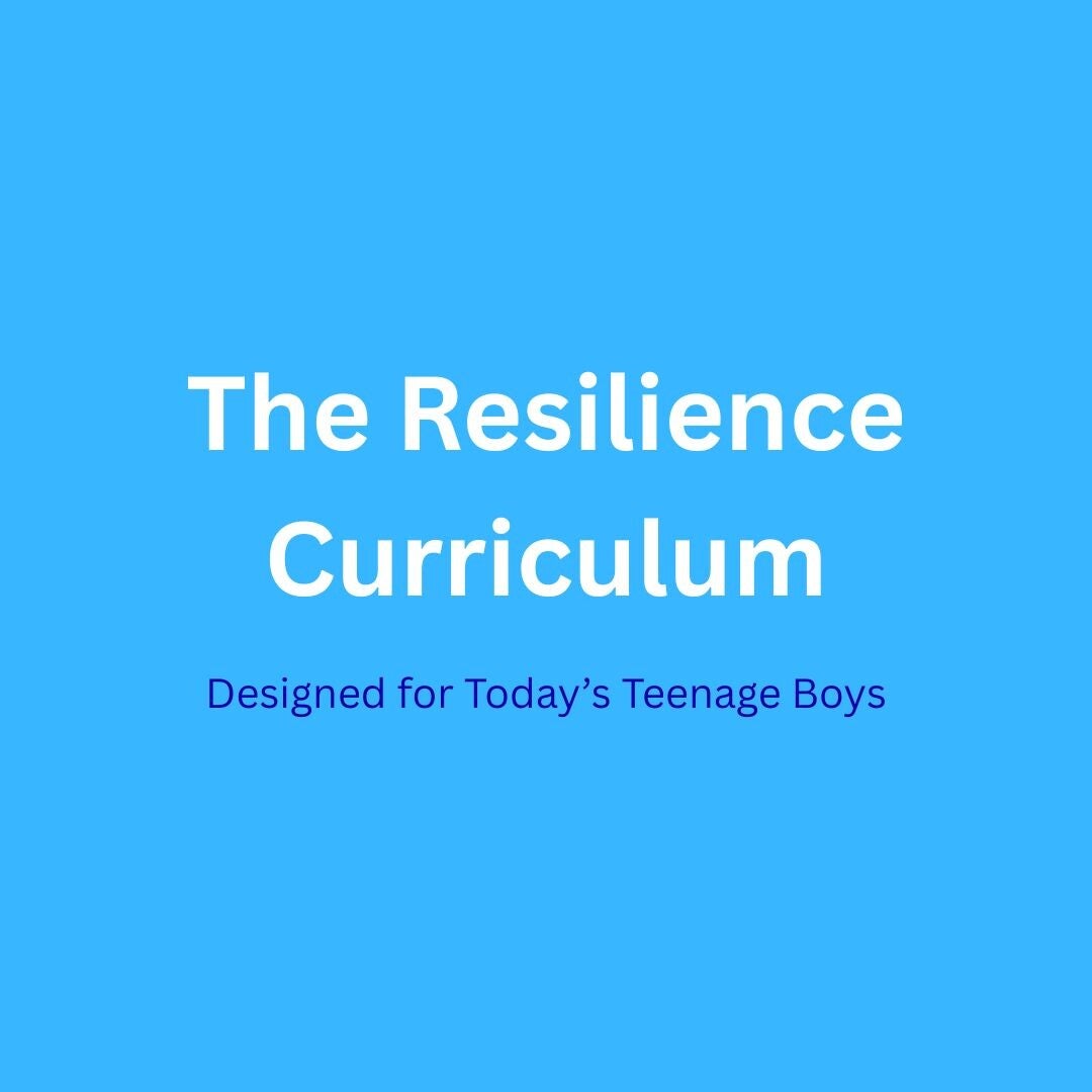 Young Men’s Resilience Course image on schools and colleges page showing wellbeing and personal development programme delivered in educational settings for teenage boys aged 15–18, supporting confidence, calmness, clarity, and emotional resilience through