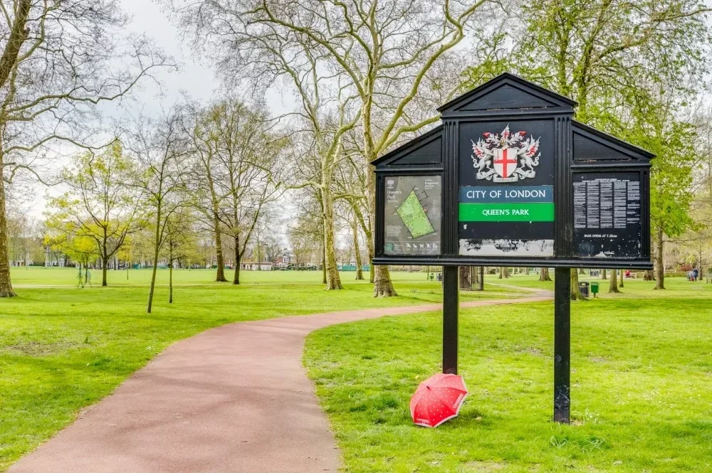 Local area view of Queens Park, Kensal Rise, NW10, where Johnathon Martin’s resilience coaching and yoga practice is based.