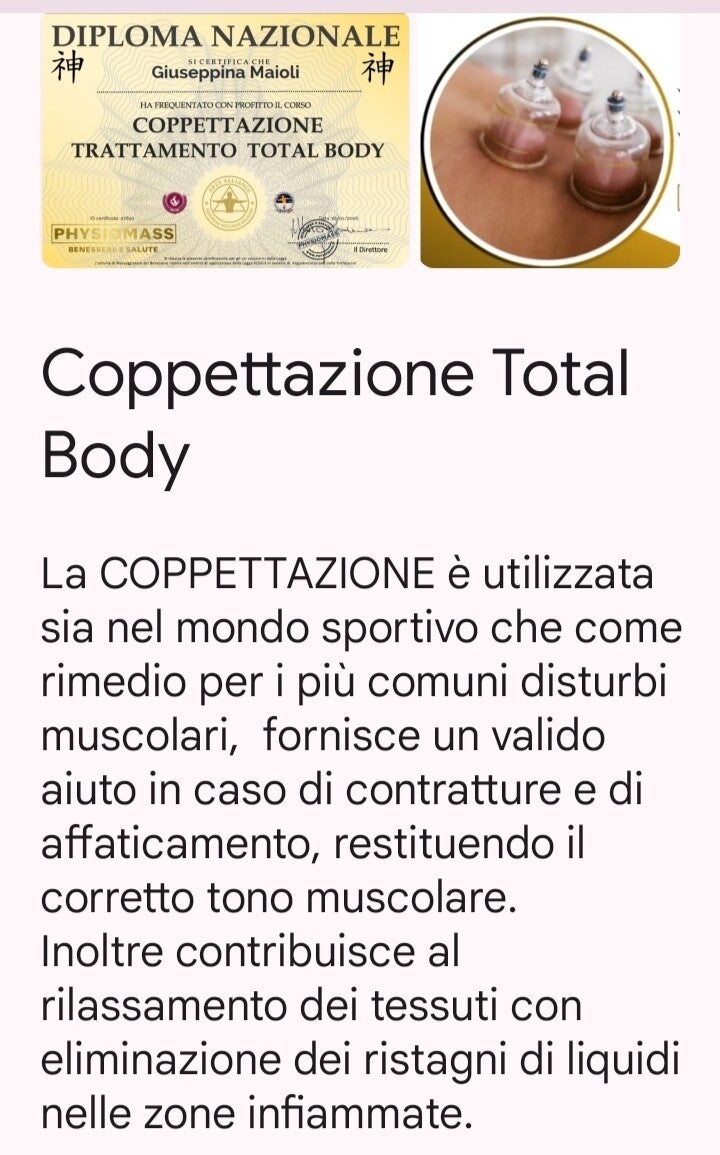 PACCHETTO DA 5 COPPETTAZIONE DA 30 MINUTI